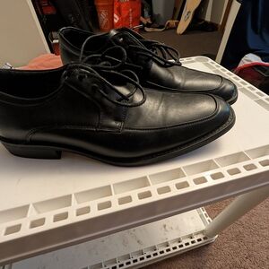 Classic Black Men's Derby Shoes